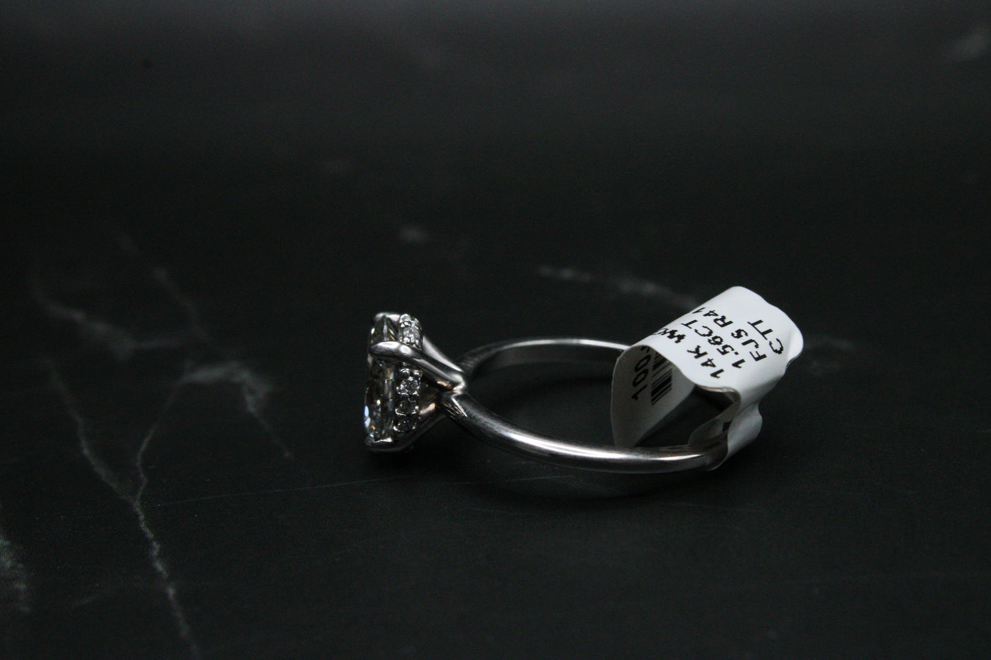 1.56 Radiant Cut Natural Diamond Engagement Ring