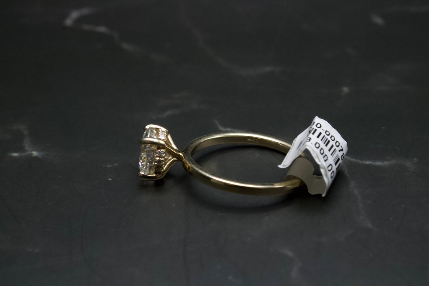 2.0 Round Cut Natural Diamond Engagement Ring